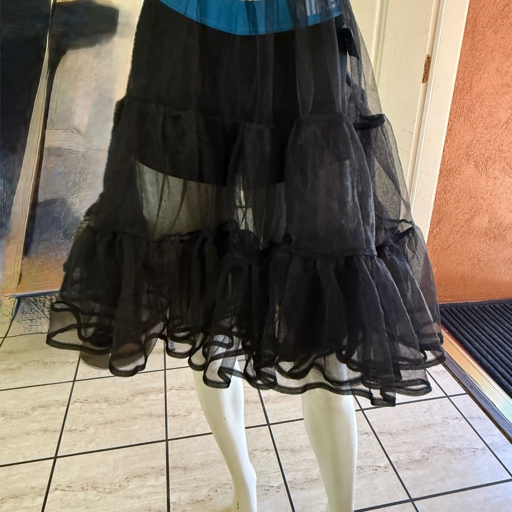 Leg Avenue Black Layered Tule Skirt